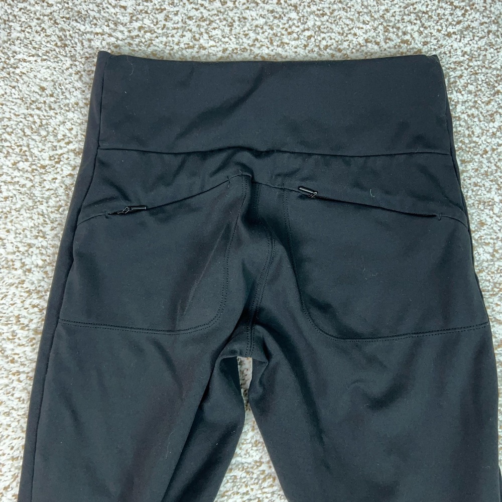 Athleta Pants Womens‎ Small Black High Rise Ankle Leggings Zip Pockets Yoga Gym - Picture 11 of 12